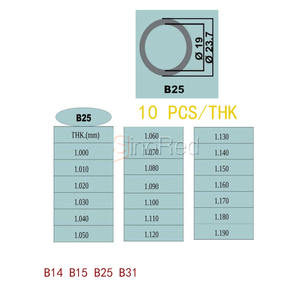 <span class=keywords><strong>Berserk</strong></span> Ajuste Shim B14 B15 B25 B31 Juego completo de ajuste Shim para BOSCH 110 Series 600 PCS - Product Image 1