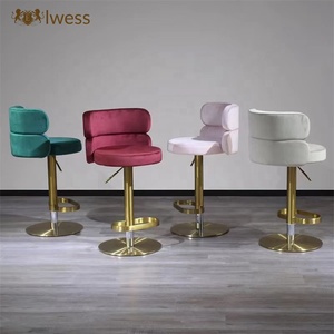 Chaise de <span class=keywords><strong>bar</strong></span> nordique de luxe moderne simple chaise de <span class=keywords><strong>bar</strong></span> hôtel ascenseur rotatif en cuir inoxydable <span class=keywords><strong>tabouret</strong></span> de <span class=keywords><strong>bar</strong></span> à pieds hauts - Product Image 4