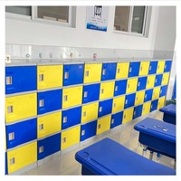 Fabricante al por mayor gabinetes de almacenamiento de plástico ensamblados de diseño moderno, gabinetes de mochila escolar ABS duraderos