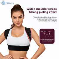 Correcteur de posture réglable avec support dorsal et patch en cuir personnalisé, redresseur d'épaules respirant pour l'alignement de la colonne vertébrale