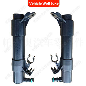 Boquillas de lavado de faros delanteros Vehicle Wolf Lake para Volkswagen Jetta 2006, cabezales de pulverización mecánicos ABS 1K5955978 1K5955979 - Product Image 1