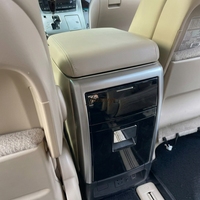 Boîte d'accoudoir de console centrale pour Toyota Alphard Vellfire séries 20 et 30 (2008-2022) avec chargeur USB, porte-gobelet et organisateur de rangement