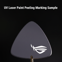 Machine de marquage laser UV portable de bureau 5W avec prise en charge DXF/AI