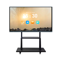 Tableau interactif tactile Android/Windows 12e génération I5 de 65/75 pouces, tableau d'enseignement éducatif, 40 points tactiles, nouveau style en stock