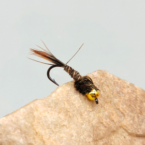 Appât de nymphe de queue de poulet sauvage à tête de cuivre avec hameçon barbelé Type d'appât leurre pêche à la <span class=keywords><strong>mouche</strong></span> crochet poilu - Product Image 3