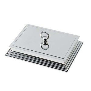 Étui de luxe écologique pour cartes à jouer, cartes de poker personnalisées imprimées, en métal et en bois avec logo, emballées dans une boîte élégante - Product Image 1