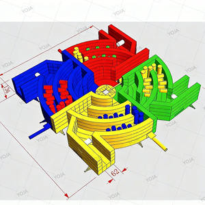 <span class=keywords><strong>Jeux</strong></span> gonflables commerciaux : Parcours d'obstacles <span class=keywords><strong>gonflable</strong></span> Dizzy X Challenge, labyrinthe <span class=keywords><strong>gonflable</strong></span> pour entreprises <span class=keywords><strong>de</strong></span> location d'attractions gonflables - Product Image 6