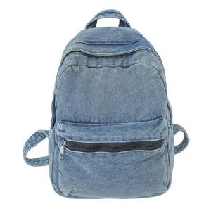 Sac à dos en toile imperméable personnalisé, léger, pour l'université, avec logo personnalisé, doublure en polyester, pour hommes et femmes - Product Image 1