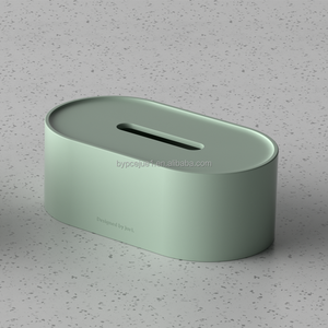 Caja de Pañuelos Ovalada Nórdica Personalizable con Logotipo y Color, Nueva Caja de Pañuelos Ecológica para Sala de Estar y Dormitorio 2026, Venta al por Mayor - Product Image 2