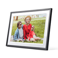 10.1 İnç 1+32GB Akrilik Akıllı WiFi Android Dijital Fotoğraf Çerçevesi, Dokunmatik Ekranlı Saat, Video Oynatma ve 1280x800 IPS Ekran