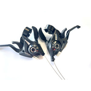 Palanca de cambios de <span class=keywords><strong>3x7</strong></span> velocidades para bicicleta de montaña, Combo de palanca de freno con Cables de cambio interno, accesorios para bicicleta - Product Image 2