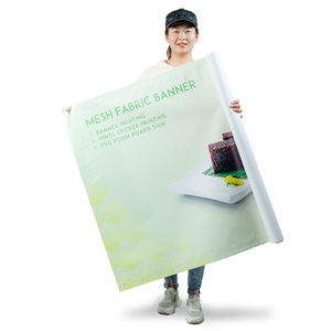 Pancarta de vinilo para exhibición en ferias comerciales, con borde cosido, de PVC, para exhibición de marcas y empresas. - Product Image 4