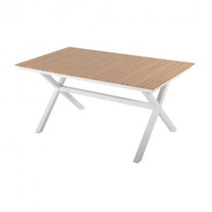 Aluminum Outdoor Wood Plastic Chairs and <b>Table</b> Waterproof Patio Furniture Outdoor Hotel Resort Leisure Garden Outdoor <b>Tables</b> - Product Image 4