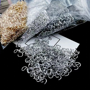 Open Loop Metal <b>Rings</b> For Earring Making Silver Gold Plated Chain Connector Jewelry Findings 10mm Size Wholesale DIY Accessories - Product Image 1