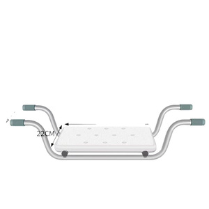 Tabouret de douche en aluminium KYZ 21x75cm, siège de bain antidérapant pour personnes âgées, femmes enceintes, équipement de sécurité pour la salle de bain - Product Image 5