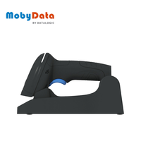 Lecteur de codes-barres sans fil industriel Mobydata HS400BT avec support, caméra HD 1MP pour la lecture de codes 1D/2D à haute vitesse