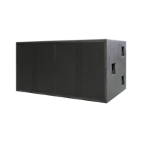 Accuracy Pro Audio WQ218D3 Sistema de sonido de alta calidad 1100W * 2 Dual 18 "Bass-Reflex Active Subwoofer para escenario