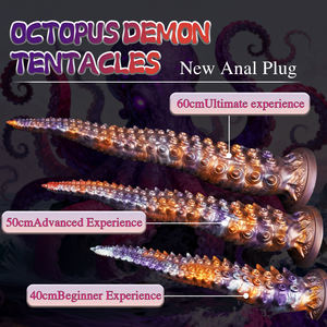 Bouchons anaux Airis, tentacule de pieuvre géant, fouet, dilatateur rectal, bouchon <span class=keywords><strong>anal</strong></span> pour sorties, pénis de forme extraterrestre - Product Image 2