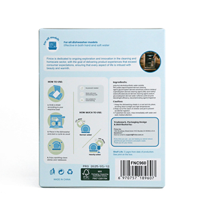 Tùy chỉnh các món ăn nhà bếp làm sạch rửa máy tính bảng tấm thân thiện với môi hộ gia đình rửa chén chất tẩy rửa tấm - Product Image 4