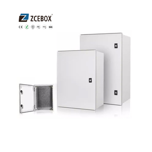 ZCEBOX OEM SMC <span class=keywords><strong>Ip65</strong></span> ファイバーグラス防水エンクロージャ ヒンジ付きプラスチックポリエステル電気配電ボックス - Product Image 1