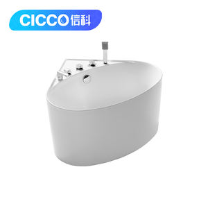 Best-seller 1000 Petite <span class=keywords><strong>baignoire</strong></span> autoportante moderne en <span class=keywords><strong>acrylique</strong></span> en forme d'ellipse pour adultes <span class=keywords><strong>ou</strong></span> enfants - Product Image 3