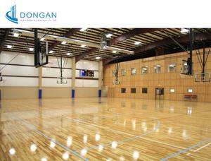 Terrain <span class=keywords><strong>de</strong></span> basketball intérieur en structure légère en acier, construction rapide, ignifuge et isolé thermiquement pour centre sportif - Product Image 3