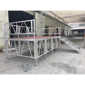 Nhôm Brace giai đoạn bền dễ dàng cài đặt có thể tháo rời an toàn tốt giai đoạn nền tảng và tải mang tính di động tổ chức sự kiện sân khấu để bán - Product Image 6