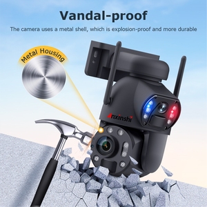 Anxinshi Brand Dual <strong>Lens</strong> 50X Zoom Big <strong>Lens</strong> For Long Distance View Linkage Design Support Human Tracking