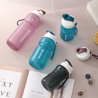 Nouvelle conception de bouteille d'eau de sport en plastique de 380 ml pour le sport, la boisson, la salle de sport