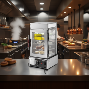 Vevor Chauffe-Plats Électrique 5 Niveaux 1500W 3000W – Équipement de Maintien au Chaud pour la Cuisson à la Vapeur des Pains et Autres Aliments - Product Image 2