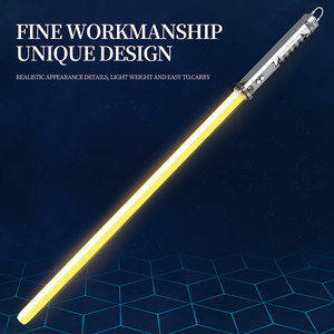 Reobrix NO.99012 Épée <span class=keywords><strong>laser</strong></span> jaune de science-fiction, ensemble de blocs de construction, 598 pièces, 98 cm, modèle d'arme spatiale à grande échelle avec support d'exposition - Product Image 3
