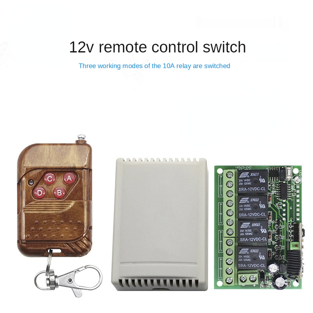 FANWELL 433.92MHZ 4-Channel Metal Remote Controller CE Certified Universal Duplicator Home Electric Garage Door Gate Car Clone