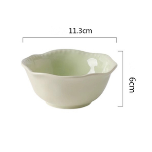 Tazón <span class=keywords><strong>de</strong></span> Cerámica Nórdico con Relieve, Lindo y Novedoso, para <span class=keywords><strong>Desayuno</strong></span>, Postre o Arroz, Venta al por Mayor Personalizada para el Hogar - Product Image 4