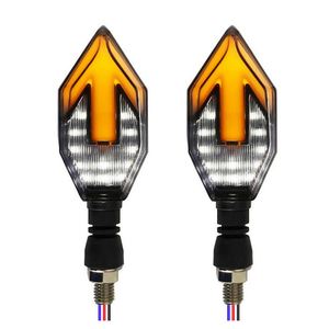 Moto Flèche <span class=keywords><strong>Clignotant</strong></span> <span class=keywords><strong>Clignotant</strong></span> Moto Pause Arrêt Queue Turning Light Indicateur Led Lumière Clignotants - Product Image 1