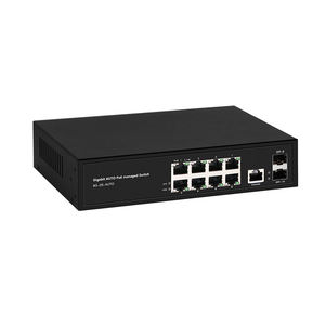 S1200WP-8G-2S-AUTO 2* SFP+8* Port PoE+1* Port Console+Switch PoE géré L2 Bande passante 20 Gbps Garantie 1 an Zikun - Product Image 3