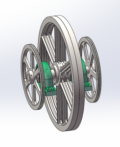 Volant d'inertie excentrique en fonte personnalisé à économie d'énergie pour alternateur 10 kW, 15 kW, 20 kW, 30 kW, 50 kW - Product Image 6