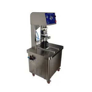 Glass Jar Vacuum Capping Machine Jar Tightening Machine Glass Bottle Twist Off Vacuum Capping Machine Electric Motor BZX-65 Semi Automatic Bottle Capper Glass