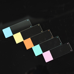 สไลด์แก้วสำหรับกล้องจุลทรรศน์ทางการแพทย์ยี่ห้อ Yongyue แบบพ่นทราย สีต่างๆ ทนสารเคมี สำหรับใช้ในห้องปฏิบัติการ - Product Image 1