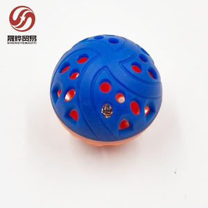 Plastik çiğneme dayanıklı oyuncak topları dahili çan ile Pet oyuncak toplar kedi ve köpek eğlence ve egzersiz için Pet malzemeleri - Product Image 5