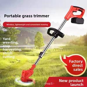 Tondeuse à gazon <span class=keywords><strong>électrique</strong></span> sans fil 21 V à batterie lithium, avec bouclier de protection rétractable, autonomie de 60 à 120 minutes, <span class=keywords><strong>désherbant</strong></span> - Product Image 4