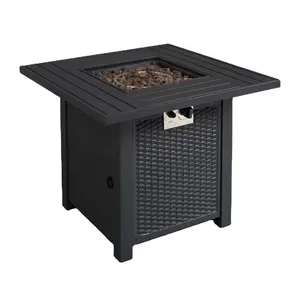 28 Inches Manufacture OEM Outdoor Furniture Patio Garden Decoration Backyard Fire Stove Fire Brazier Outdoor Gas Fire Pit Table