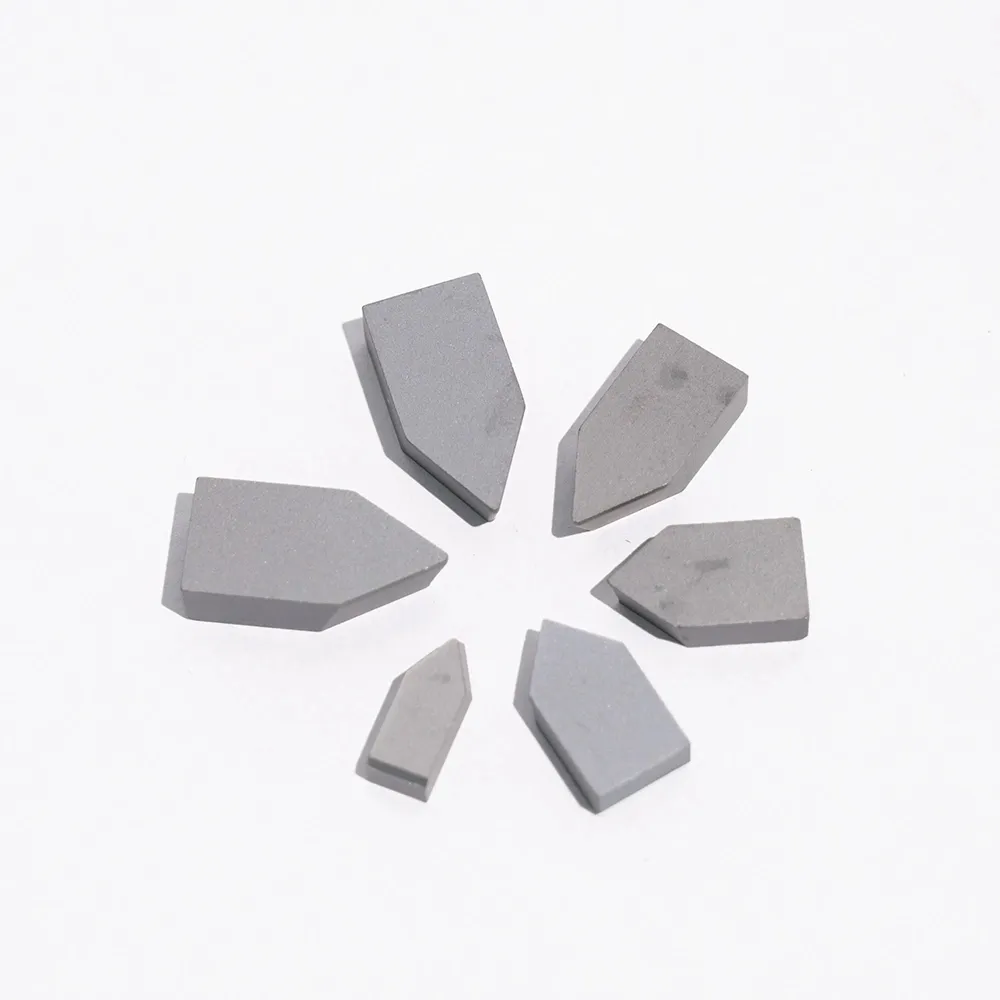 Cemented Carbide Brazed Inserts Carbide Tips And Tungsten Carbide Brazed Cutting Tips Yg6