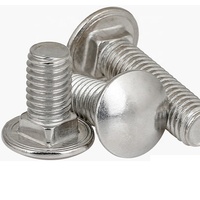 Boulon de chariot à tête ronde et col carré en aluminium M4, toutes tailles, DIN603, boulons de chariot, multi-matériaux, fixation personnalisée