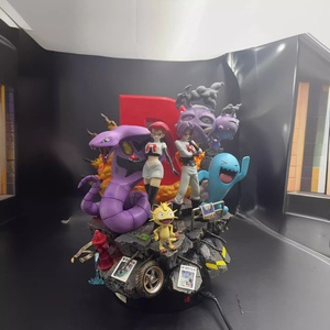 Figurine Anime Pokémon Gekkigai Rocket Team en PVC Grande Taille Musashi Kogoro Meowth Meowth Jouet de Bonne Qualité Voyage à Travers la Galaxie - Product Image 3