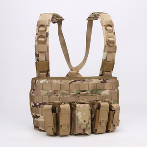 Conjunto de chaleco táctico Universal, bolsa Molle, arnés de <span class=keywords><strong>seguridad</strong></span>, bolsa de aparejo para el pecho - Product Image 5