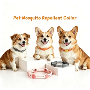 Collier <span class=keywords><strong>anti</strong></span>-moustiques de luxe réglable pour chien avec répulsif naturel pour une utilisation quotidienne en extérieur - Product Image 1