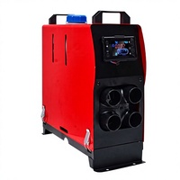 Chauffage de stationnement électrique FOYIN C40-5KW pour tricycle, 5KW, 4 prises, 12V/24V, écran LCD, télécommande, portable