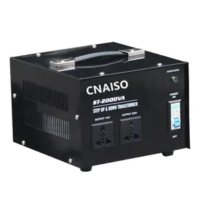 Transformador reductor de 2000W a 110V, convertidor de voltaje de 220V a 220V, 110 W