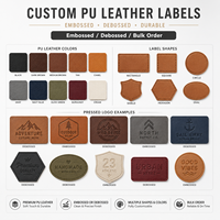 Étiquette en cuir PU gaufrée et débossée pour vêtements, jeans, casquettes – Commande en gros – Fabricant, fournisseur, OEM, ODM, usine