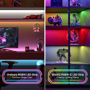 מחיר המפעל קסם 4in1 צבע מלא 60 לאדפ לתכנות תוכנות רצועת btf תאורה sk6812 rgbw - Product Image 6
